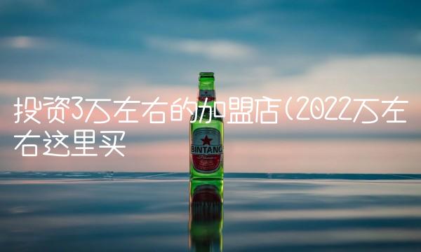 投资3万左右的加盟店(2022万左右这里买