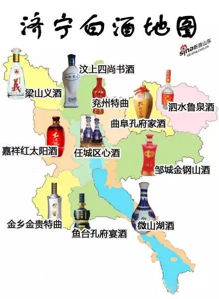 最全山东白酒地图，这些酒你们都喝过吗？老乡们赶紧收藏！